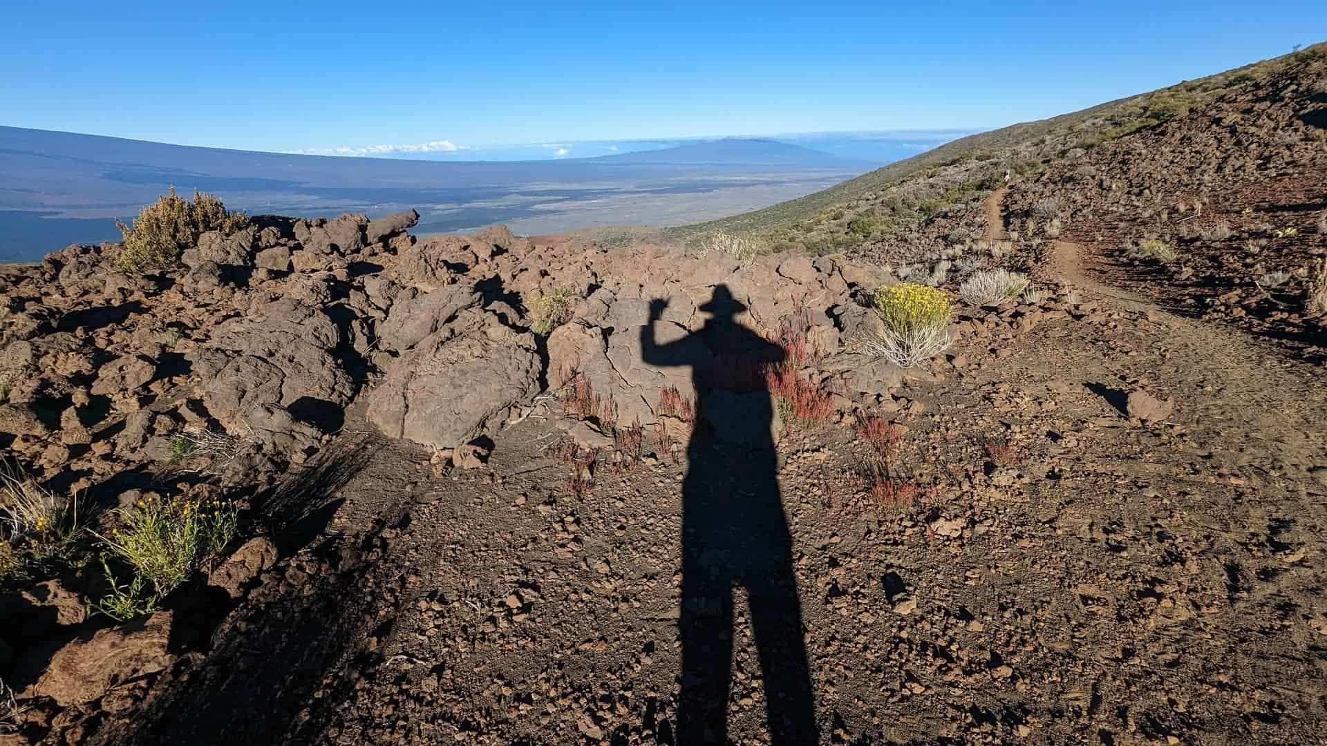 Mauna Kea looking towards Hulalai around 11,000 feet