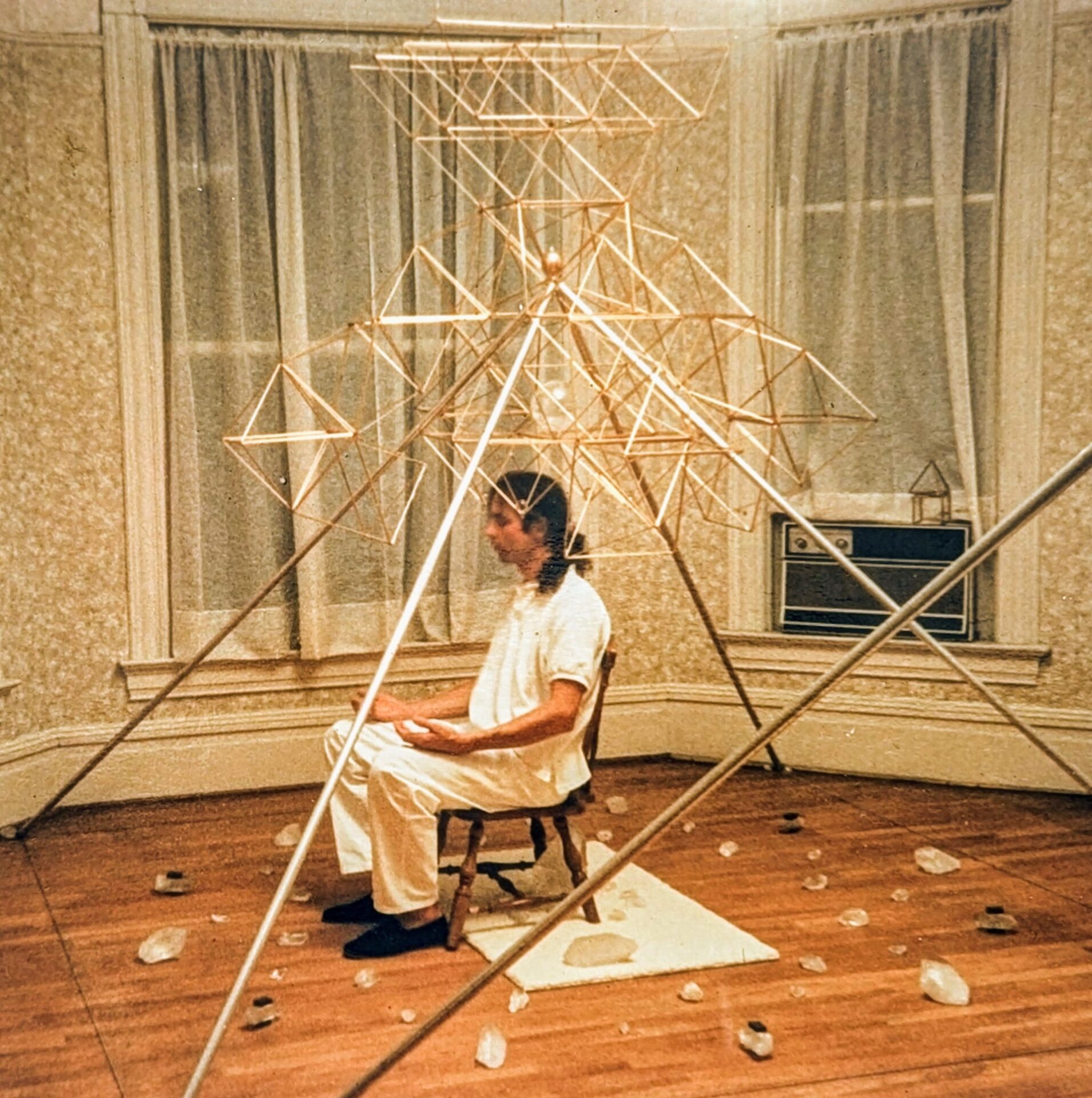 Dr Randal Baer's Starcrest Academy of Interdimensional Law and Science Sacred geometry pyramidal meditation chamber